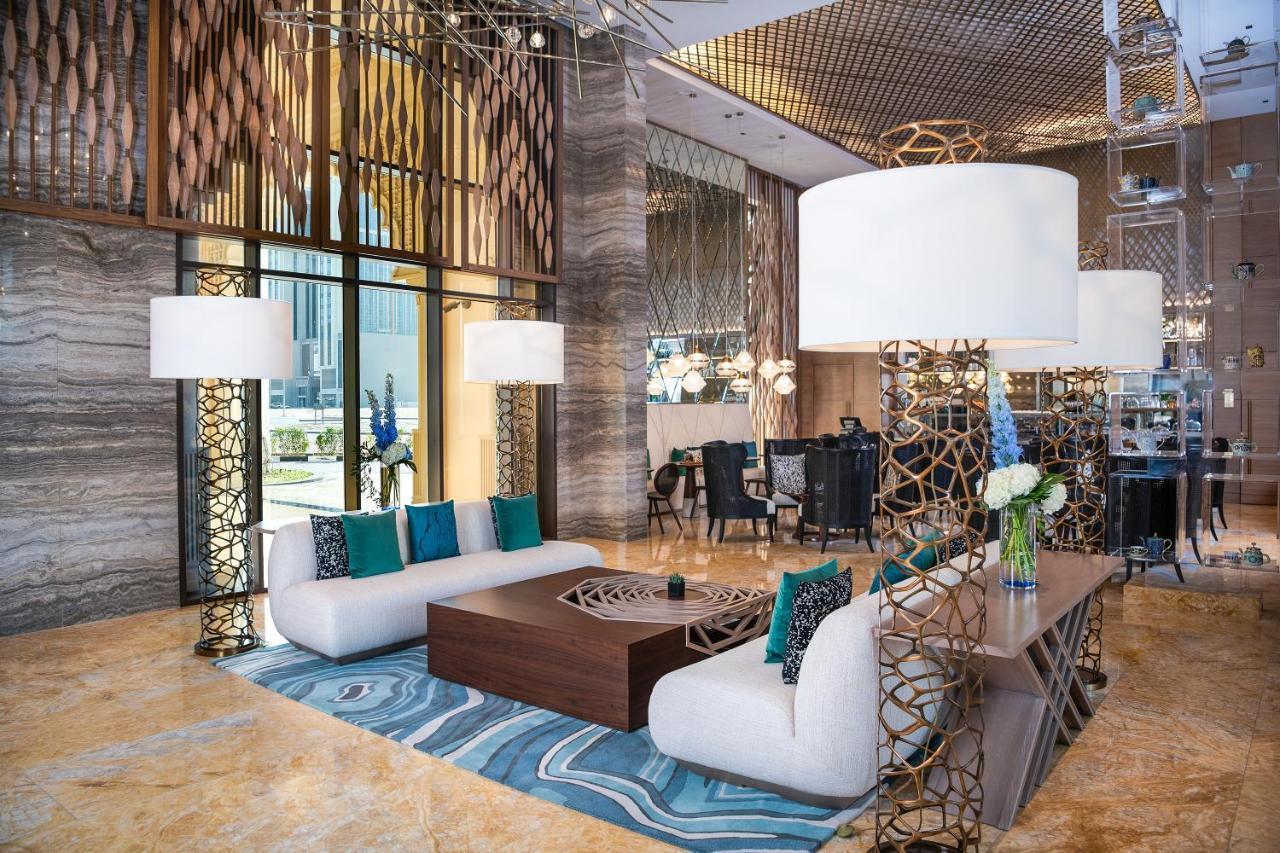 Al Jaddaf Rotana Suite Hotel Dubai Esterno foto Lobby