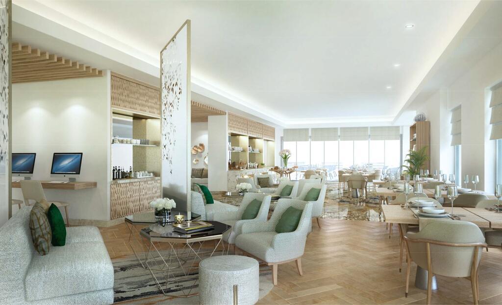 Al Jaddaf Rotana Suite Hotel Dubai Esterno foto The interior of the proposed hotel